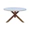 International Concepts Outdoor Teak Patio Dining Table with Polystone Top KODT-351RT-RB - alternate 2